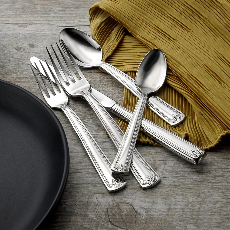 Liberty Tabletop Prestige Stainless Steel Flatware Set Service for 8